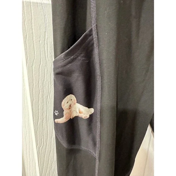 E&S Pets Urban Athletics High Ride Leggings - Golden Doodle Printed on Pockets L - Picture 6 of 9